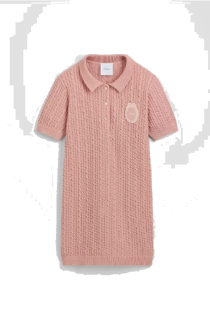 Kids' Polo Dress — Rose