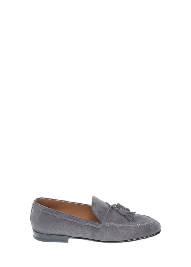 Suede Tassel Loafers
