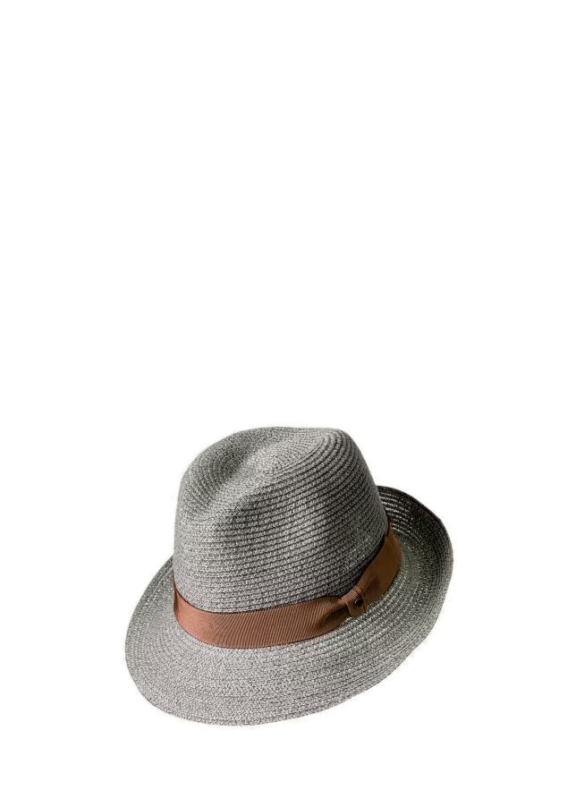 Small-Brim Woven Hemp Panama Hat