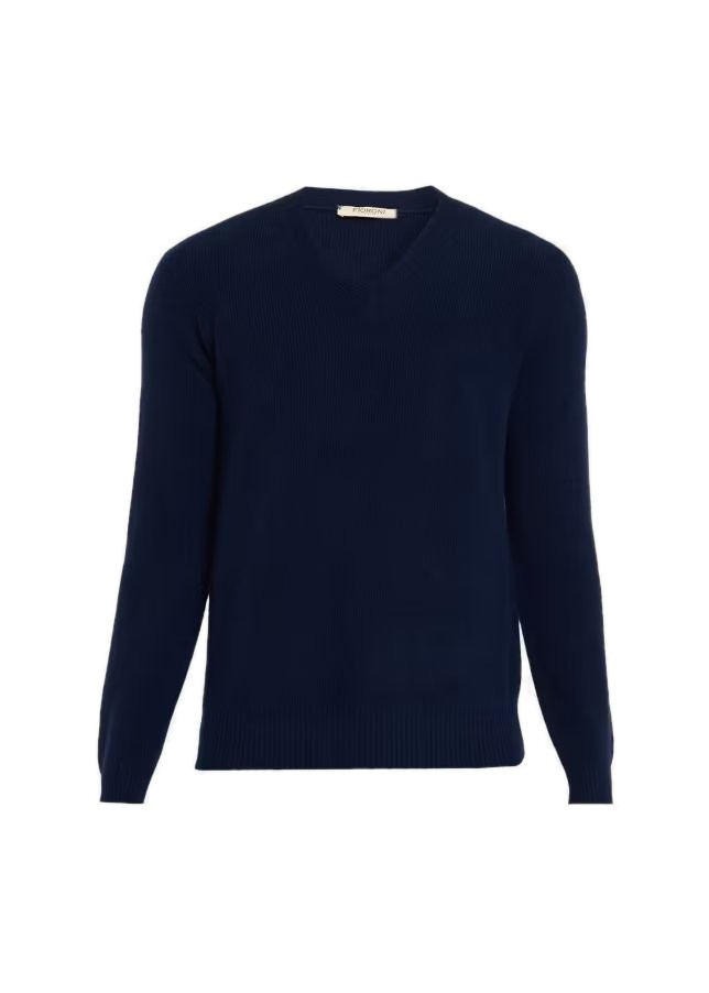 Rib-Knit Baby Cashmere Sweater