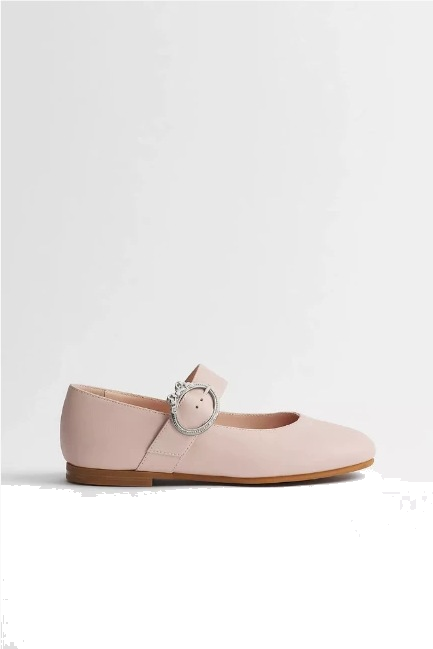 Kids' Ballet Flat — Pale Pink