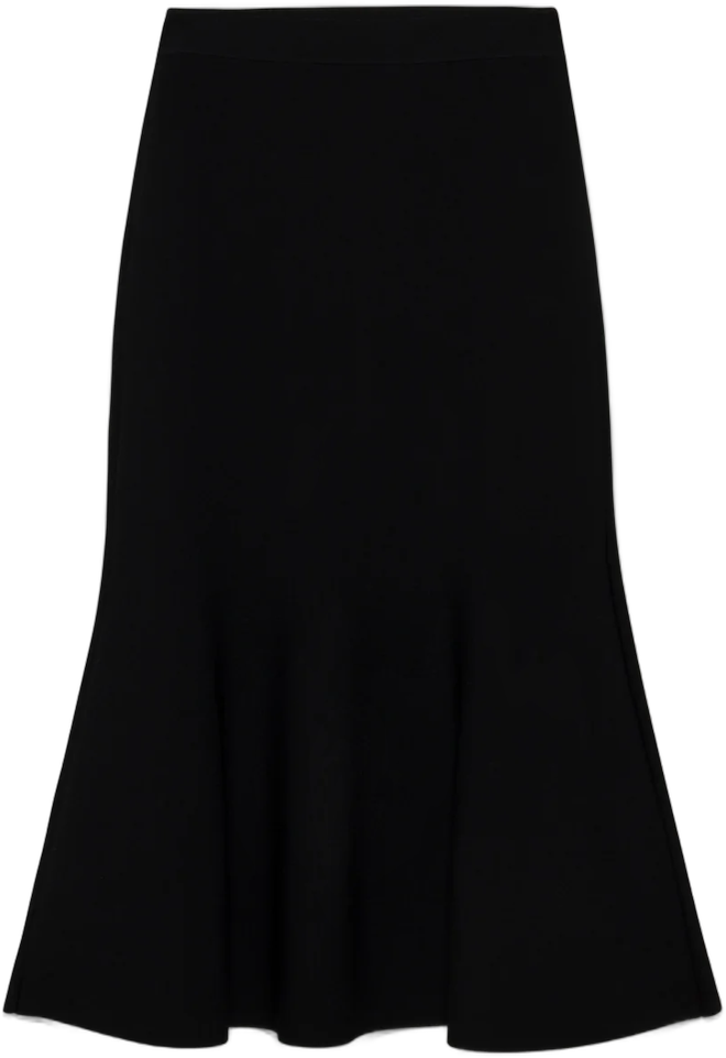 Zev Compact Knit Midi Skirt
