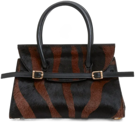 River Calf Hair Top Handle Bag