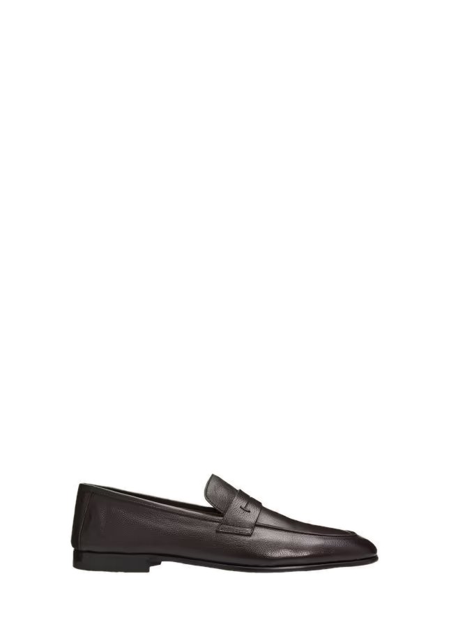 Buffalo Leather Penny Loafers